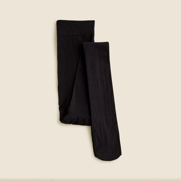 NWT J. Crew Black Sheer tights Hose - Picture 1 of 3